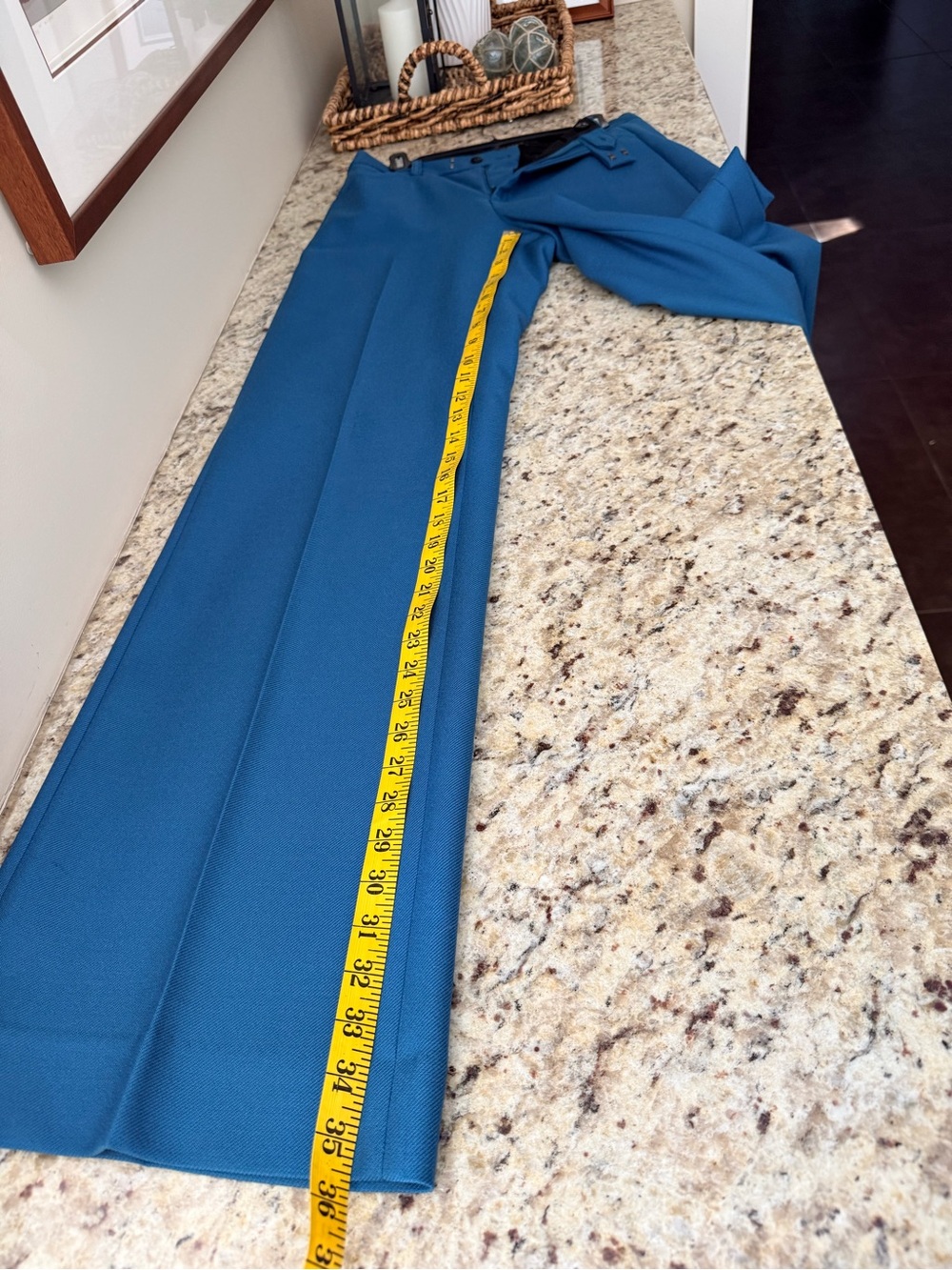 Tall Wide-Leg Banana Republic 100% Wool Trousers - Picture 5 of 8
